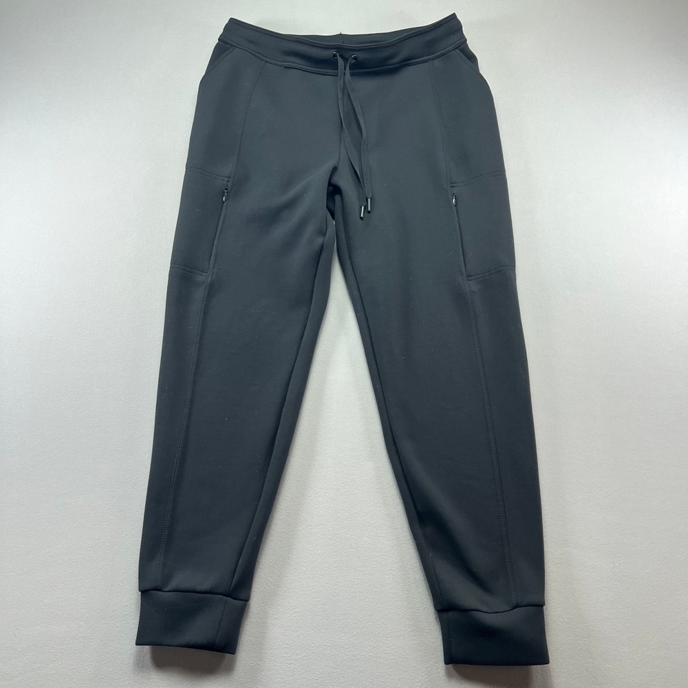 32 Degrees Heat Jogger Pants Womens Medium Black Stretch Drawstring Gym Training